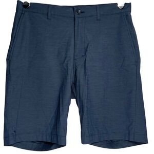 Pro‎ Tour Mens Golf Shorts Navy Blue Micro Stripe Performance Stretch Size 32
